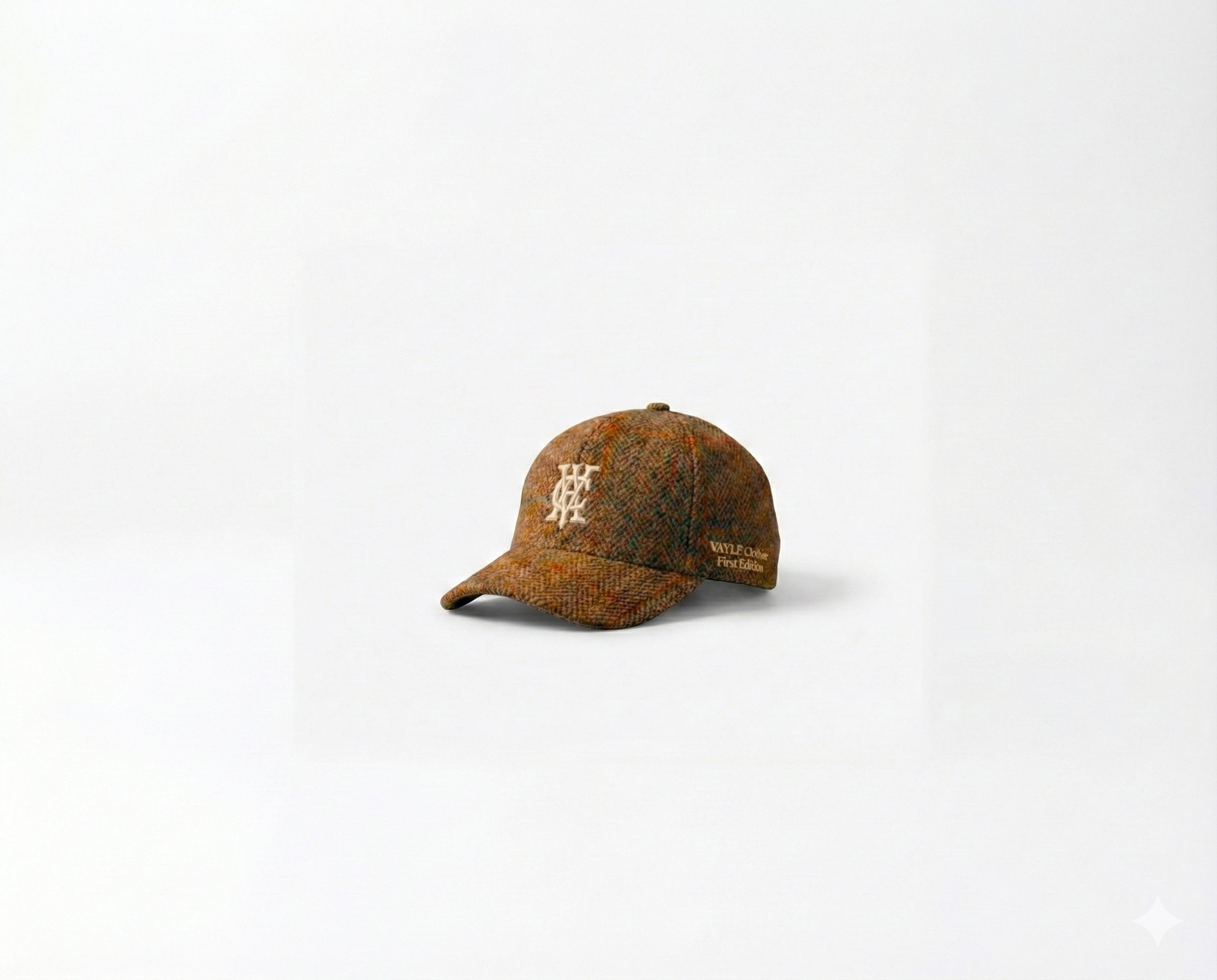 VAYLE Rust Tweed Cap