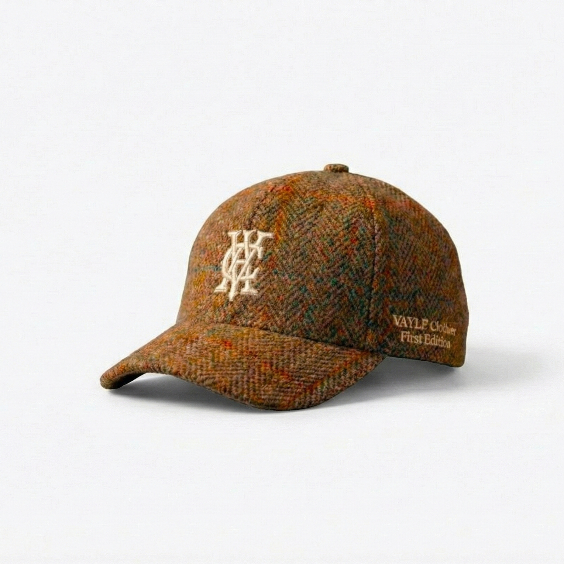 VAYLE Rust Tweed Cap