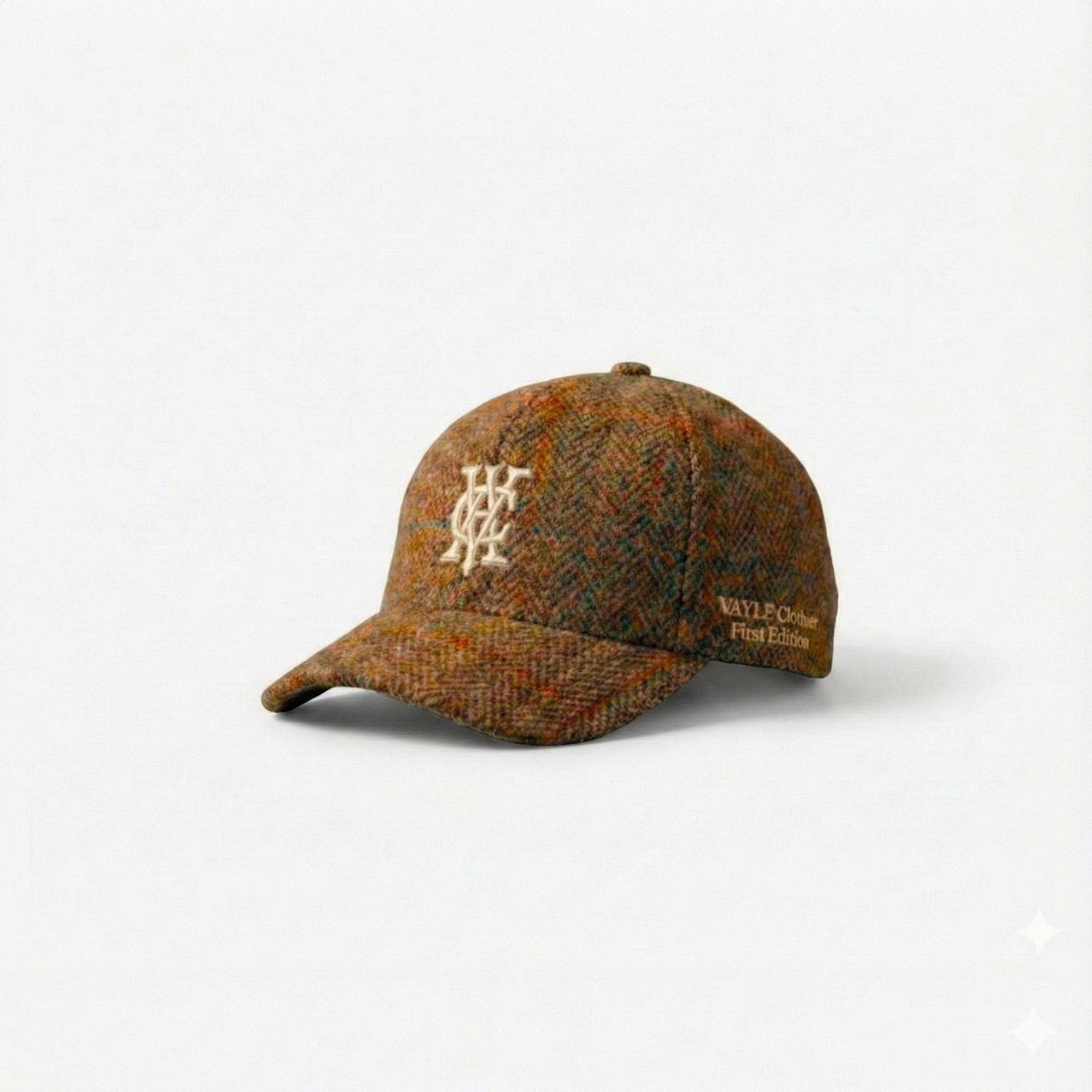 VAYLE Rust Tweed Cap