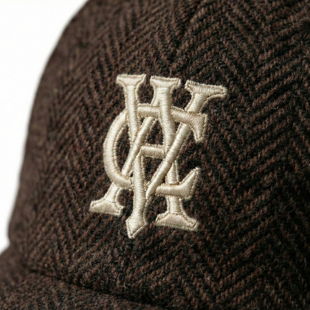 VAYLE Rich Brown Herringbone Cap
