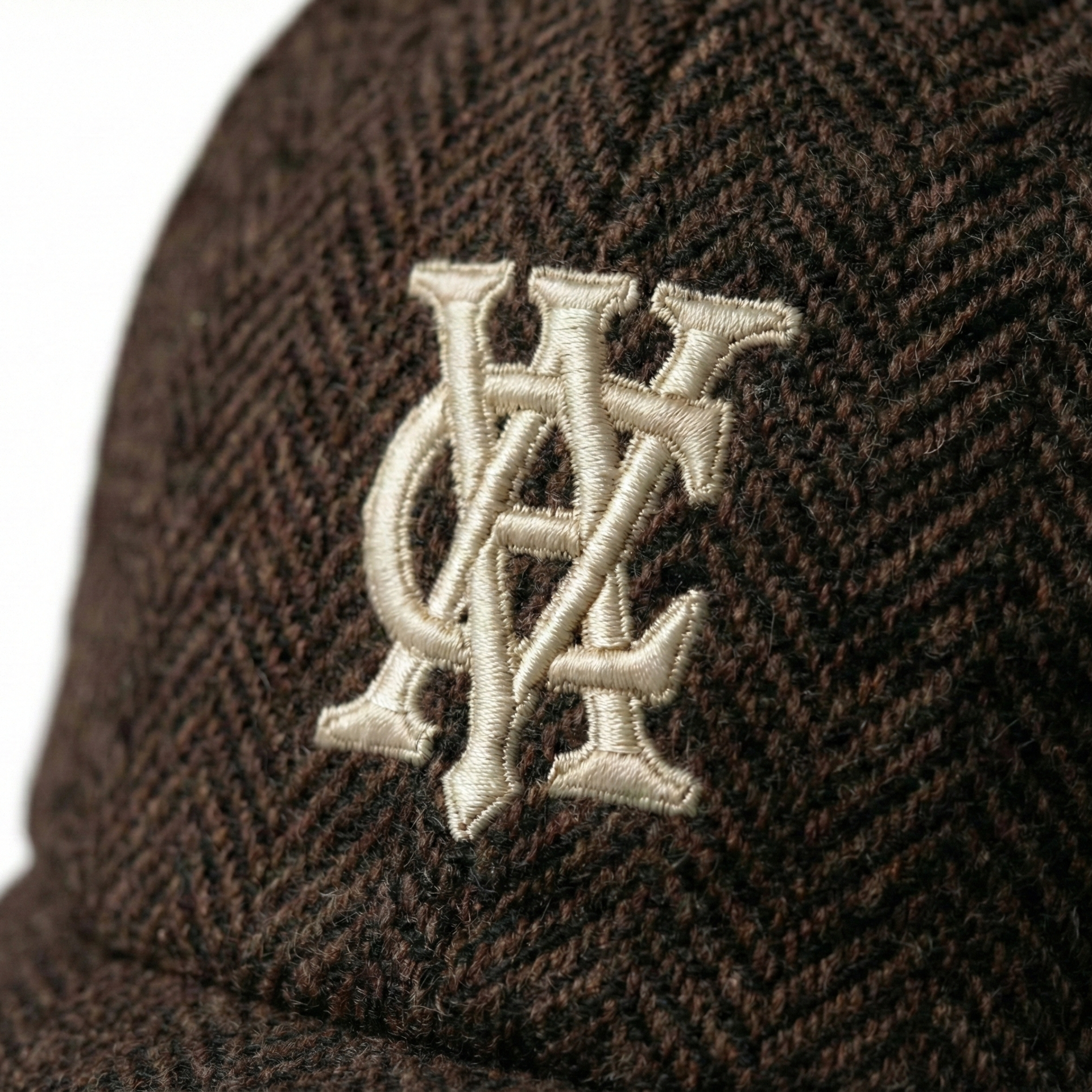 VAYLE Rich Brown Herringbone Cap