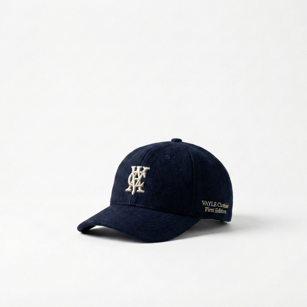 VAYLE Classic Deep Navy Wool Cap